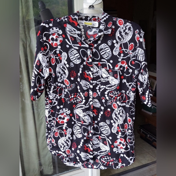 Womans Vintage Traffic Jam brand 90s Rap Music Culture Shirt Top in size Medium - Picture 1 of 8